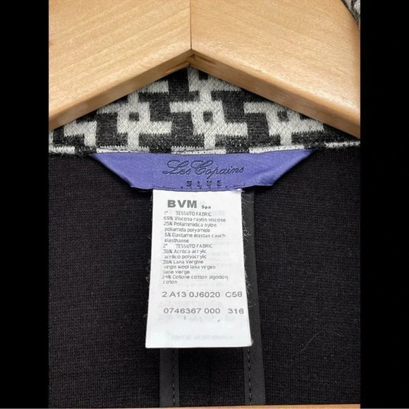 Les Copains Women's 2 Button Plaid Tartan
Wool Blend Blazer XS - Picture 2 of 11